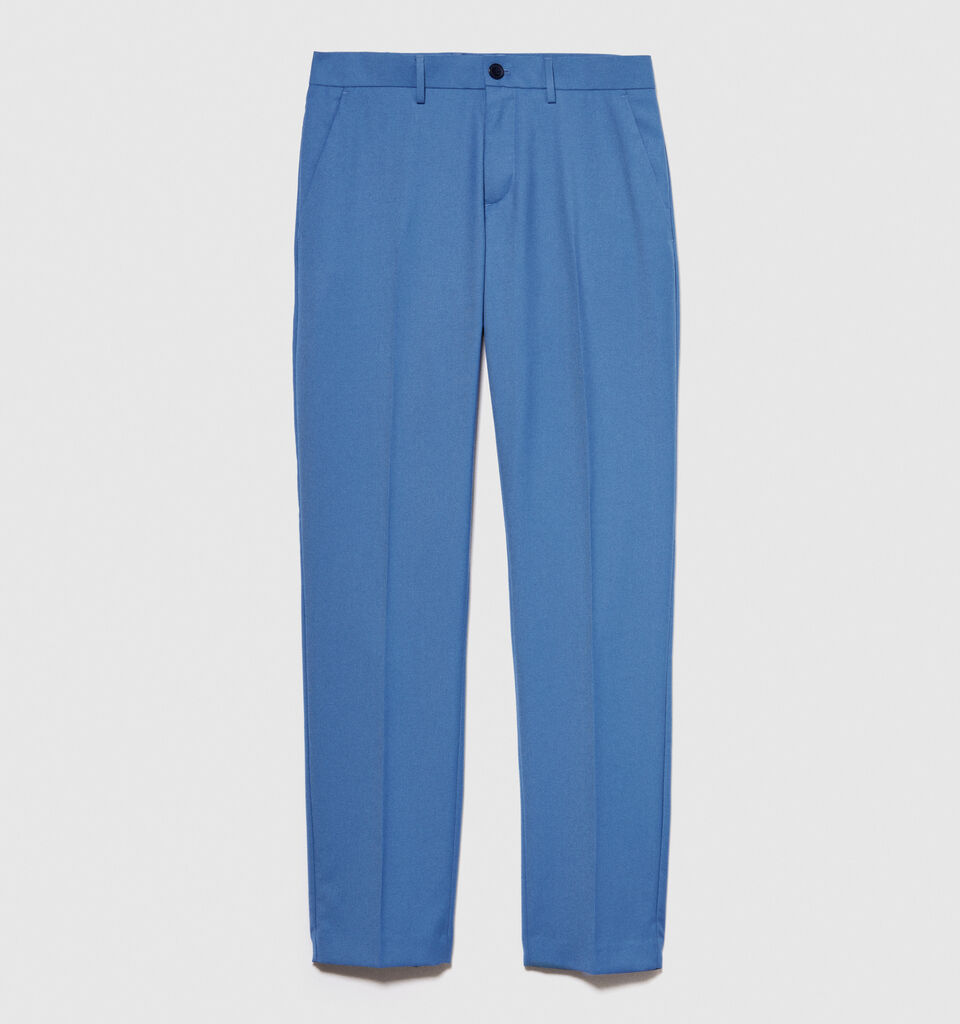 Formal trousers - men's slim fit trousers - Blue | Sisley image number 6